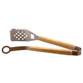 Bamboo Tong & Spatula Grill Tool